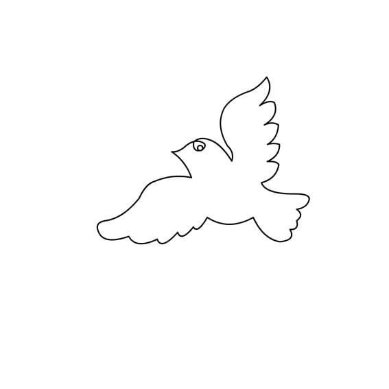 飛著的小鳥<a href=http://www.inspiredelm.com/jianbihua/ target=_blank class=infotextkey>簡筆畫</a>圖片_飛著的小鳥兒童繪畫圖集