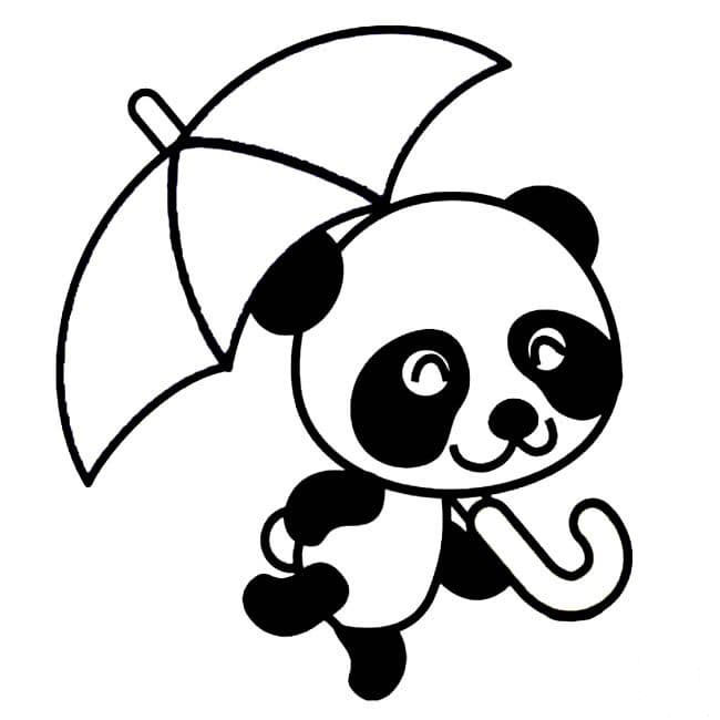 熊貓的頭像<a href=http://www.inspiredelm.com/jianbihua/ target=_blank class=infotextkey>簡(jiǎn)筆畫</a>圖片_熊貓兒童繪畫作品圖集