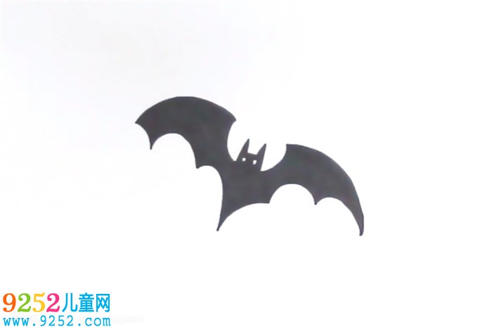 萬圣節(jié)黑色蝙蝠<a href=http://www.inspiredelm.com/jianbihua/ target=_blank class=infotextkey>簡(jiǎn)筆畫</a>