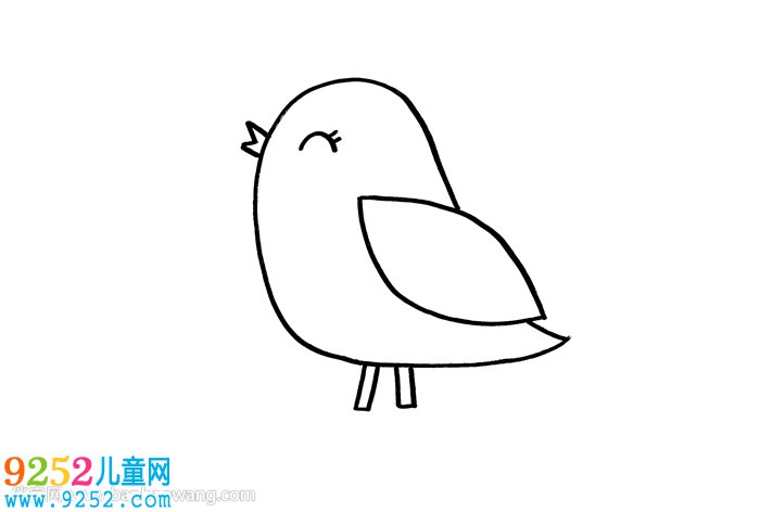幼兒園簡筆小鳥怎么畫