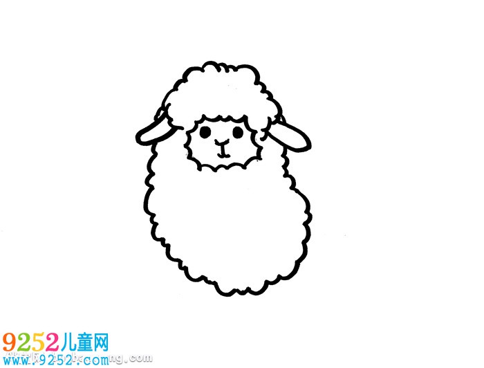 羊駝怎么畫