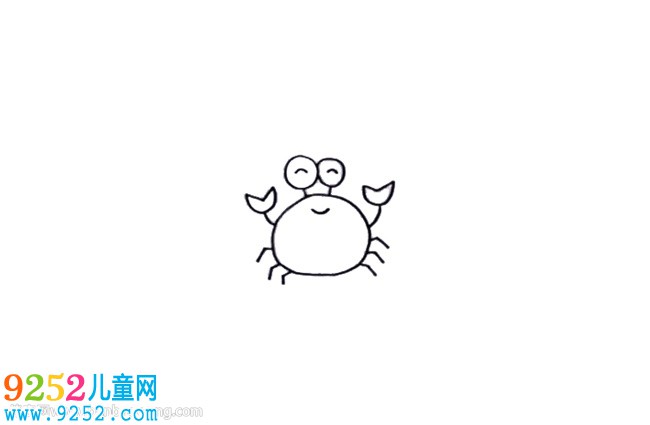 用數(shù)字8畫螃蟹怎么畫