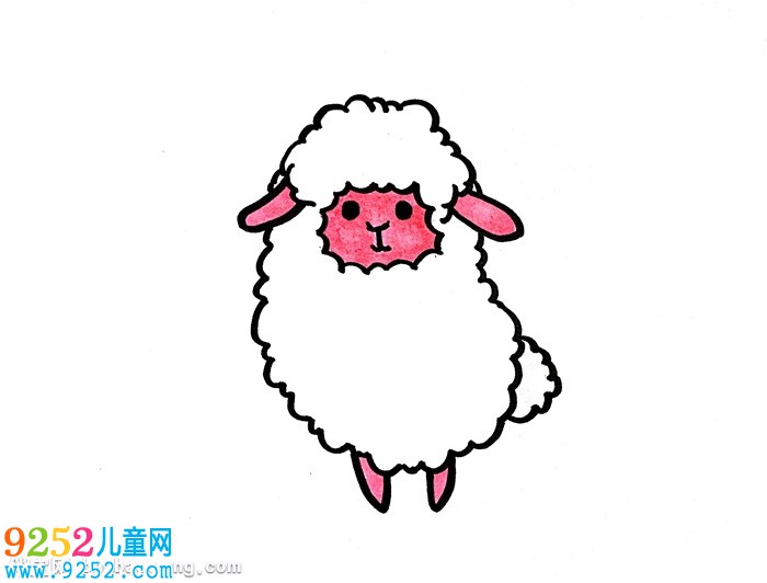 羊駝怎么畫