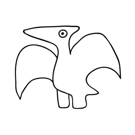 恐龍媽媽和寶寶<a href=http://www.inspiredelm.com/jianbihua/ target=_blank class=infotextkey>簡筆畫</a>圖片_恐龍媽媽和寶寶兒童繪畫圖集