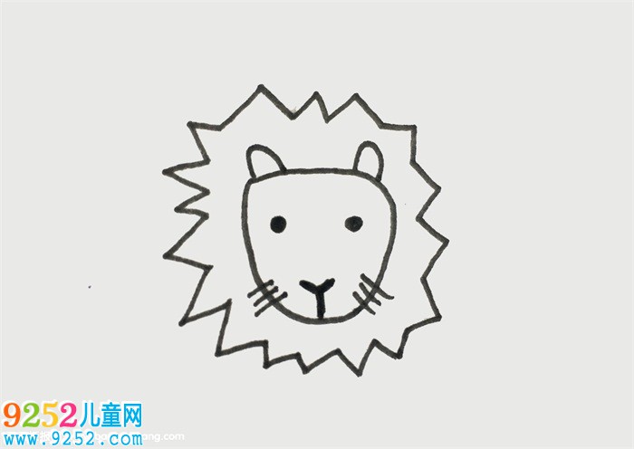 獅子頭怎么畫