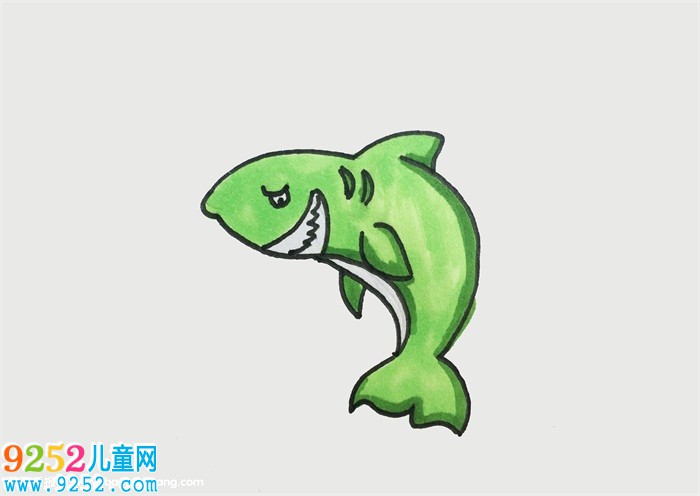 巨齒鯊的畫法