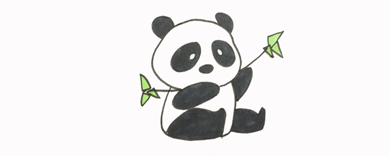 熊貓和竹子的畫(huà)