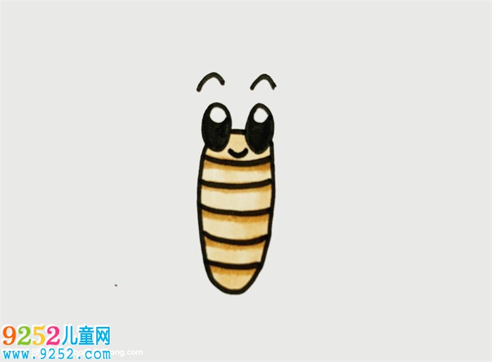 蠶蛹怎么畫(huà)