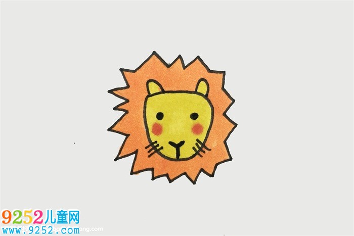 獅子頭怎么畫