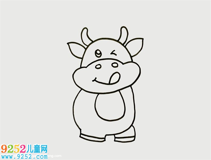 簡單的牛怎么畫