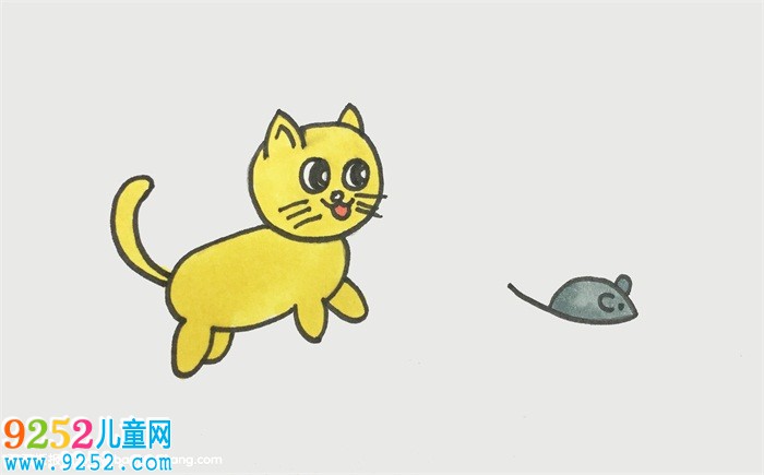 貓和老鼠怎么畫