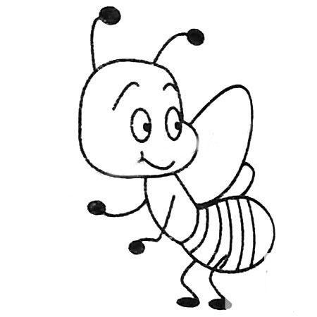 卡通小蜜蜂兒童<a href=http://www.inspiredelm.com/jianbihua/ target=_blank class=infotextkey>簡筆畫</a>圖片_小蜜蜂兒童繪畫作品圖集