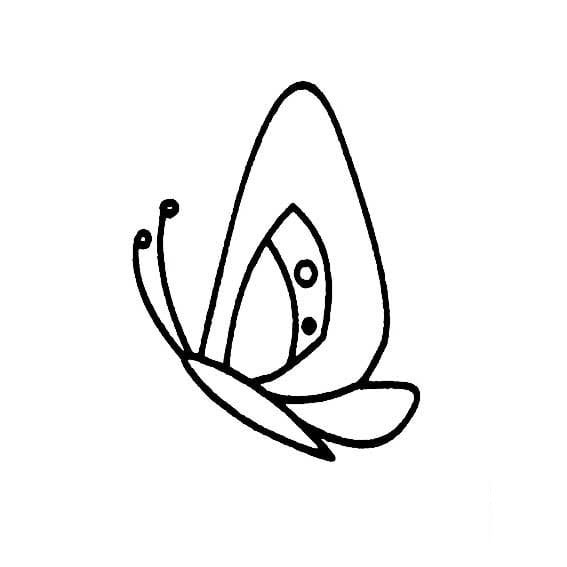 最美的蝴蝶<a href=http://www.inspiredelm.com/jianbihua/ target=_blank class=infotextkey>簡筆畫</a>圖片_最美的蝴蝶兒童繪畫圖集