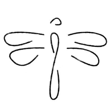 飛行的蜻蜓兒童<a href=http://www.inspiredelm.com/jianbihua/ target=_blank class=infotextkey>簡筆畫</a>圖片_蜻蜓兒童繪畫作品圖集