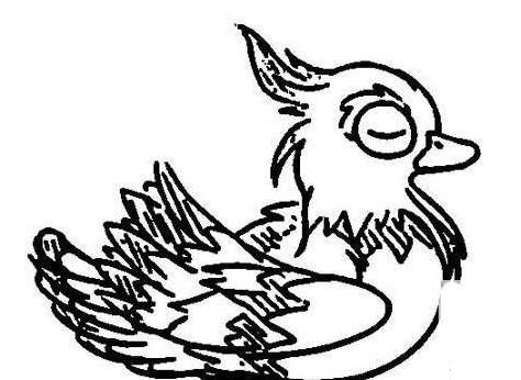 水面上的鴛鴦兒童<a href=http://www.inspiredelm.com/jianbihua/ target=_blank class=infotextkey>簡筆畫</a>圖片_鴛鴦兒童繪畫作品圖集