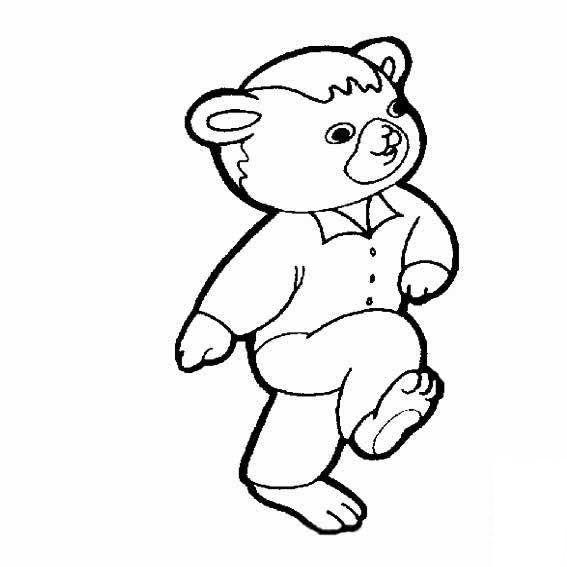 兩只小熊<a href=http://www.inspiredelm.com/jianbihua/ target=_blank class=infotextkey>簡筆畫</a>圖片_兩只小熊兒童繪畫圖集