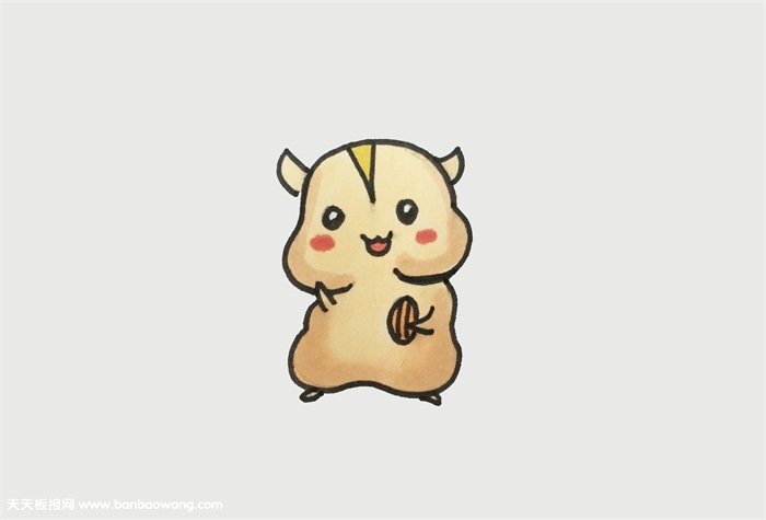 萌萌的小倉鼠畫,動物<a href=http://www.inspiredelm.com/jianbihua/ target=_blank class=infotextkey>簡筆畫</a>,倉鼠<a href=http://www.inspiredelm.com/jianbihua/ target=_blank class=infotextkey>簡筆畫</a>
