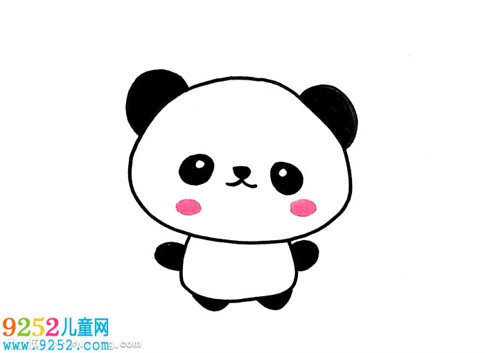 大熊貓<a href=http://www.inspiredelm.com/jianbihua/ target=_blank class=infotextkey>簡筆畫</a>可愛，一步一步畫熊貓<a href=http://www.inspiredelm.com/jianbihua/ target=_blank class=infotextkey>簡筆畫</a>