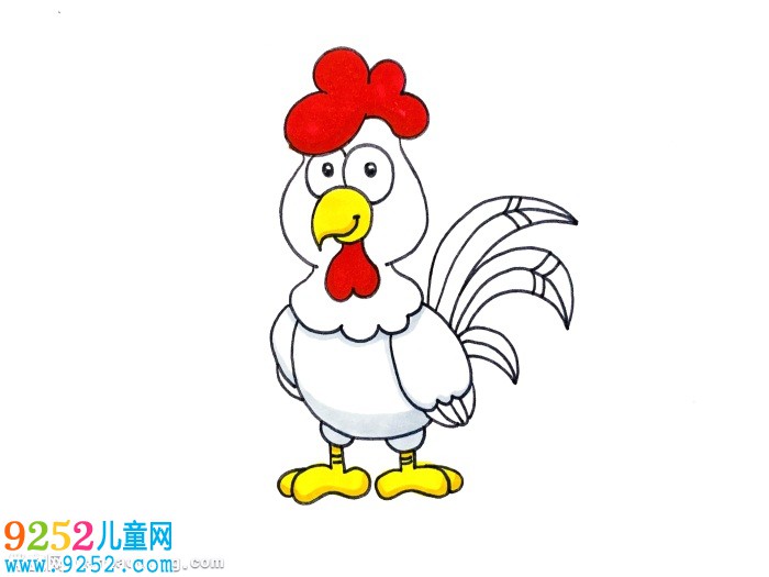 公雞怎么畫(huà)簡(jiǎn)單又漂亮