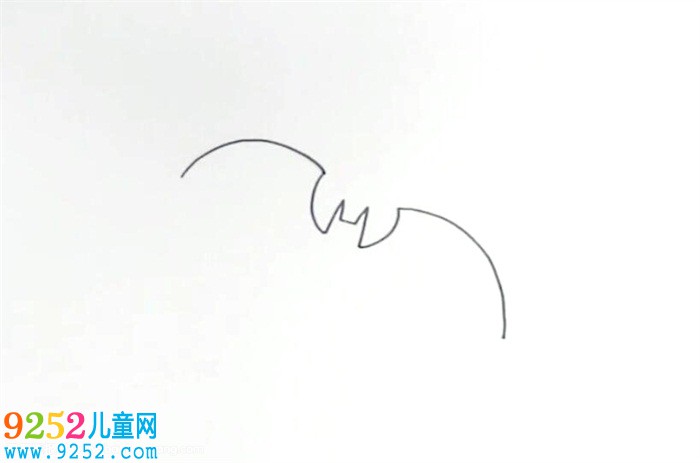 萬圣節(jié)黑色蝙蝠<a href=http://www.inspiredelm.com/jianbihua/ target=_blank class=infotextkey>簡(jiǎn)筆畫</a>