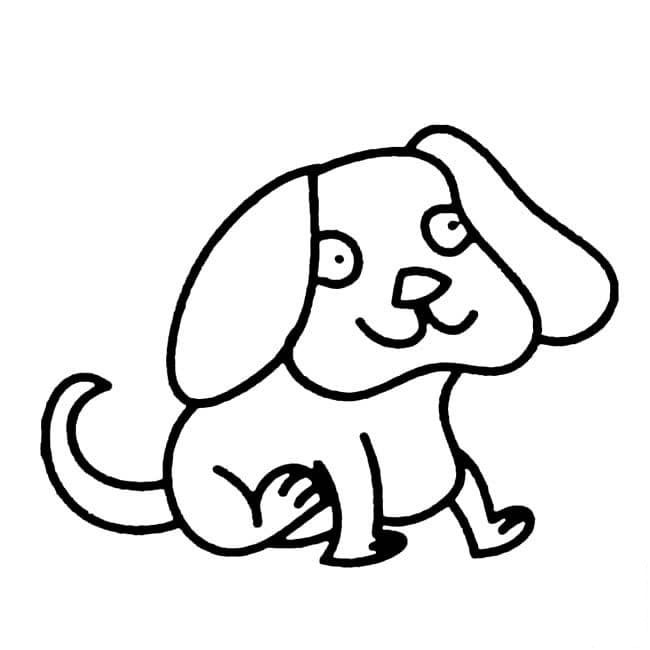 漂亮的小狗<a href=http://www.inspiredelm.com/ertonghua/ target=_blank class=infotextkey>兒童畫</a>圖片_漂亮的小狗兒童繪畫圖集