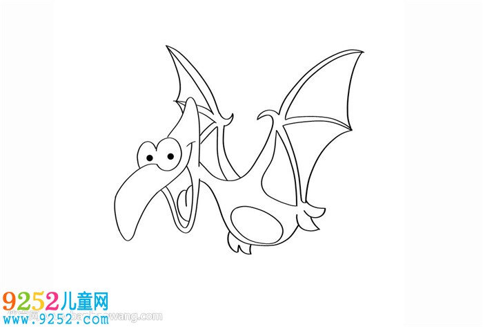 怎么畫翼龍