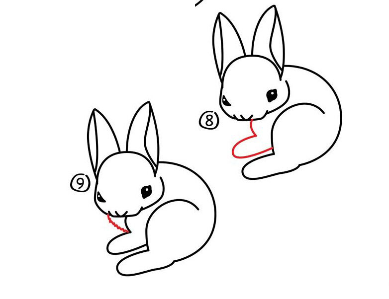 小白兔<a href=http://www.inspiredelm.com/jianbihua/ target=_blank class=infotextkey>簡筆畫</a>圖片_小白兔兒童繪畫圖集