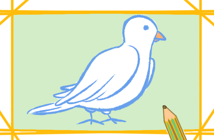 白鴿的<a href=http://www.inspiredelm.com/jianbihua/ target=_blank class=infotextkey>簡筆畫</a>成品圖