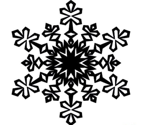 各種各樣的雪花簡(jiǎn)筆