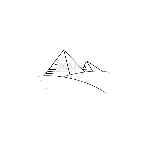 埃及的金字塔要怎么畫