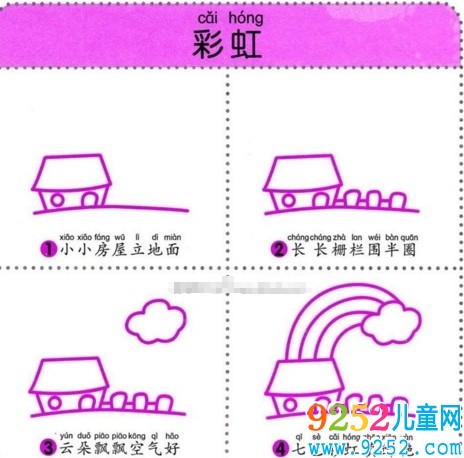 5種彩虹簡(jiǎn)筆 畫(huà)法