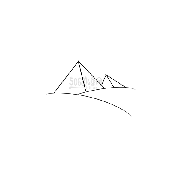 埃及的金字塔要怎么畫