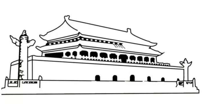 天安門簡(jiǎn)筆畫步驟及圖片