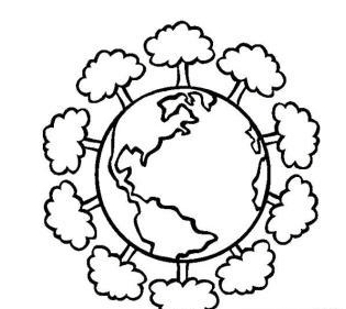 保護(hù)地球創(chuàng)意簡筆畫