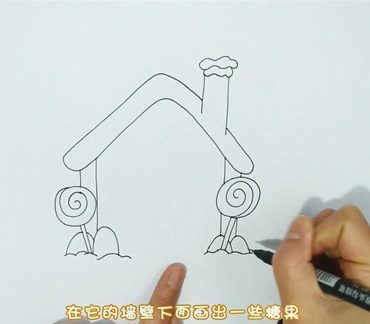 糖果屋簡筆步驟