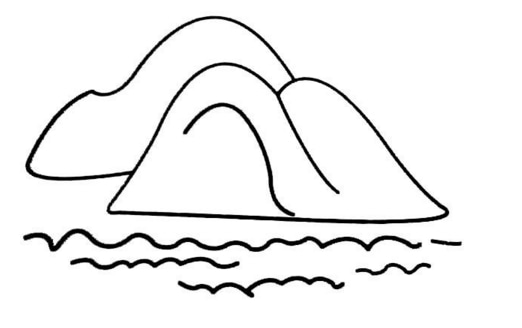 鄉(xiāng)村的美景簡筆