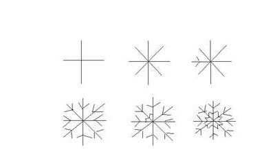2種雪花簡(jiǎn)筆畫(huà)畫(huà)法