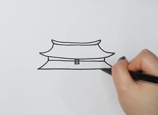 天安門建筑簡筆