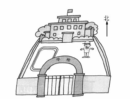 學(xué)校平面圖簡(jiǎn)筆