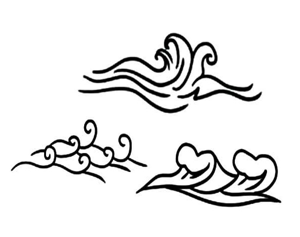 大海的海浪簡(jiǎn)筆