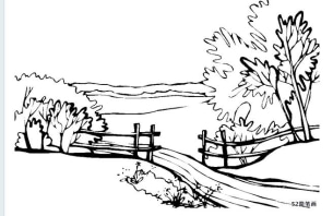 春天主題風(fēng)景簡(jiǎn)筆