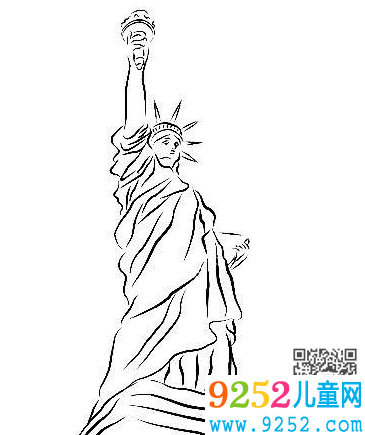 自由女神像簡(jiǎn)筆