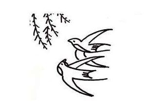 春天主題風(fēng)景簡(jiǎn)筆