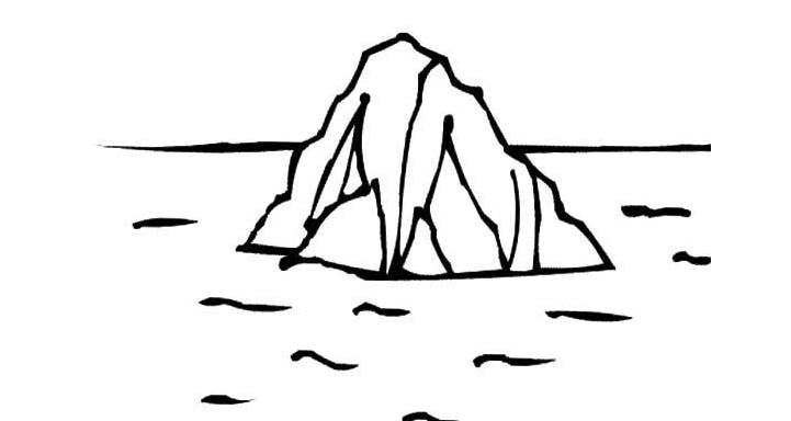 大海簡(jiǎn)筆圖片大全