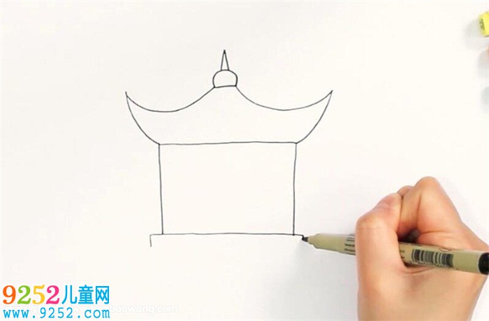 亭臺樓閣怎么畫