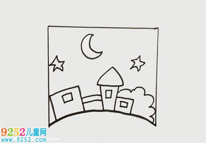 夜景怎么畫