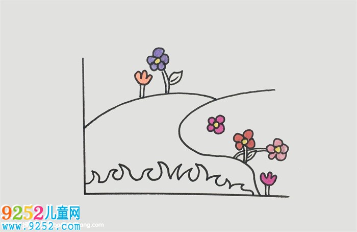 草地怎么畫簡單又好看