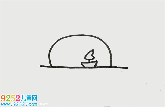 日落怎么畫