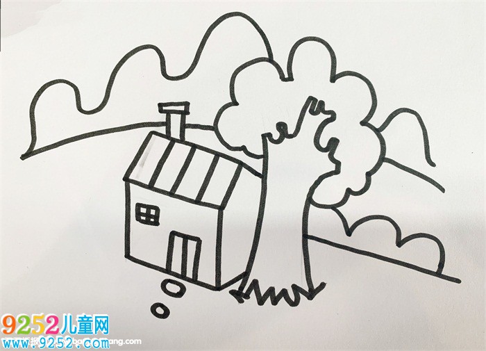 關(guān)于家鄉(xiāng)美景的畫