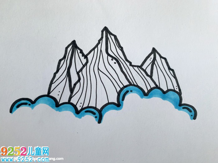 山怎么畫簡單好看